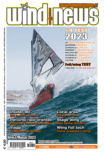 Test report windsurf sail